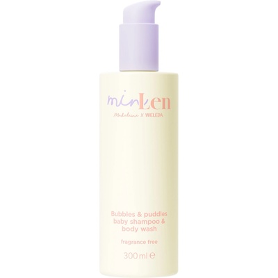 minLen Detský šampón a sprchovací gél Bubbles & Puddles 300 ml