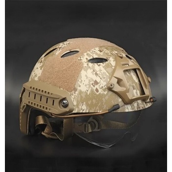 Helma Dragowa Fast PJ s okuliarmi Bolt, Digital Desert