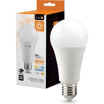 Kobi LED Žiarovka E27/18W/230V 6000K 2000 lm KB0120