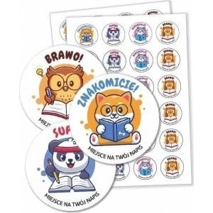 LearnHow Motivational stickers - School pet 48 pcs