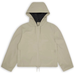 Rains Дамско водоустойчиво яке Rains Women's Suva Hardshell Short String W Jacket Waterproof jacket - Beige (102-4550-0513)