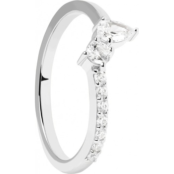 PDPaola Krásny strieborný prsteň so zirkónmi Ava Essentials AN02 863