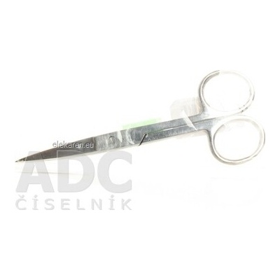 Surgicrafts NOŽNICE CHIRURGICKÉ ROVNÉ HROTNATÉ 13 cm 1 ks