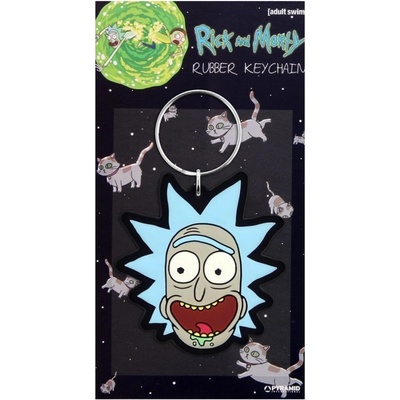 Přívěsek na klíče Rick and Morty Rick Crazy Smile