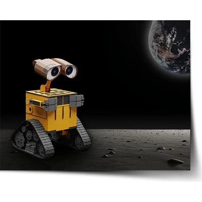Sablio Plagát Wall-E robot Mesiac - 60x40 cm