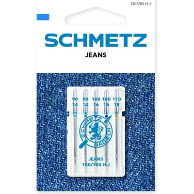 Schmetz Ihly na džínsovinu 130/705 HJ VWS 90-110 JEANS/DENIM