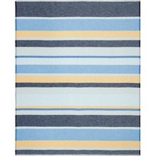 Biederlack Deka/pled Stripe Out Blue 130x170