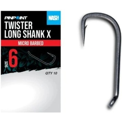 Nash Háčky Twister Long Shank X Micro Barbed 10 ks vel.2