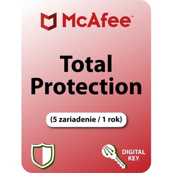McAfee Total Protection - 5 lic. 12 mes.