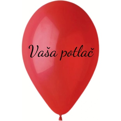 Svet balonku Balónik s textom Červený 26 cm