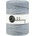 Bobbiny Macrame Cord 5 mm 100 m Silver юта (MX-E015)