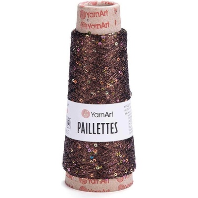 Yarn Art Paillettes 8007 hnědá