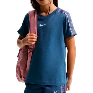 Nike Детска тениска Nike Kid's NSW Tee Club+POLY 2 T-shirt - Mystic Navy - размер XS (704-5759-0311)