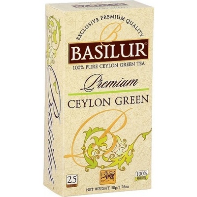 BASILUR Premium Ceylon Green 25 x 2 g