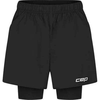CEP Дамски шорти за бягане CEP Women's Run Shorts 2In1 Running shorts - Black - размер XS (916-3536-0111)