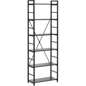Fromm & Starck Рафт за книги - 60 x 28 x 182, 5 см - 150 кг - черен STAR_BC_11 (STAR_BC_11)