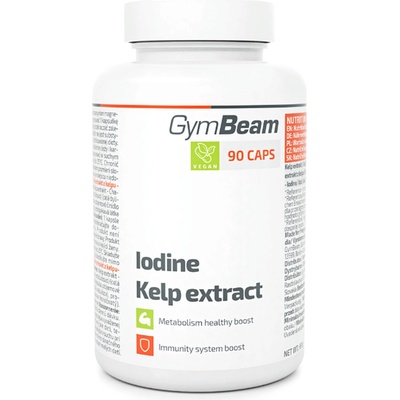 GymBeam Jód extrakt z kelpu 90 kapsúl