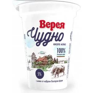 Верея Кисело мляко Верея Чудно 5% 400гр
