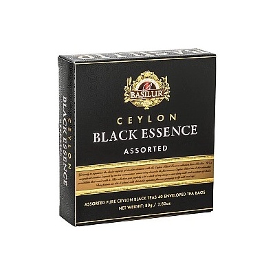 Basilur Black Essence Assorted 40 gastro vreciek