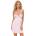 Donna Нощница Koszulka-Amelia-II-Light-Pink-Light-PinkV-63141-Light Pink - Бордо, размер 42