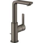 GROHE Lineare - Смесител за умивалник със сифон, матиран Hard Graphite 23296AL1 (23296AL1)