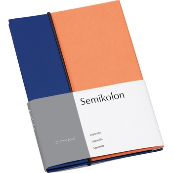 Semikolon Фотоалбум Leporello Cutting Edge кобалтово-прасковен (364857)