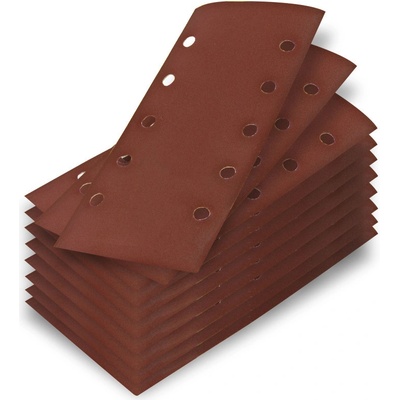 DEMA Brúsny papier pre vibračnú brúsku 115x230 mm K240, 10 ks