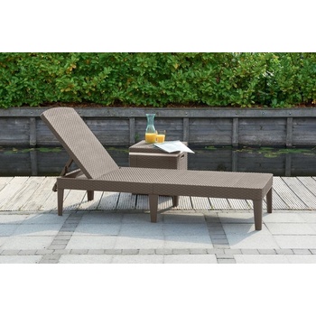 Allibert Jaipur Sun Lounger cappuccino