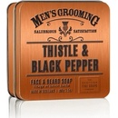 Scottish Fine Soaps mýdlo v plechu Černý pepř a ostropestřec 100 g