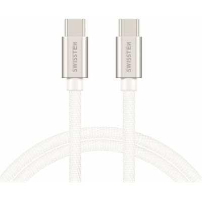 Swissten 71527211 Datový Textile USB-C USB-C 3m stříbrný