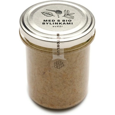 Květomluva Med s bio bylinkami svieži, 250 g
