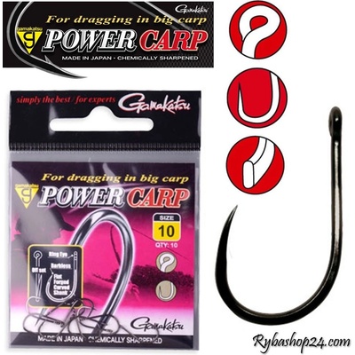 Gamakatsu Power Carp Ring Eye BL NSB vel.16 10 ks