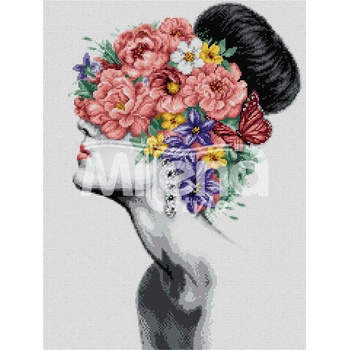 Milena Style Елегантност - гоблен със схема конци dmc 1: 1