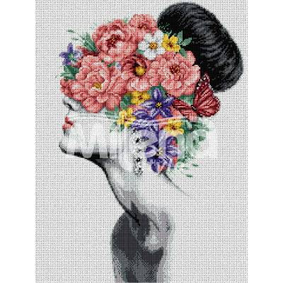 Milena Style Елегантност - гоблен със схема конци dmc 1: 1