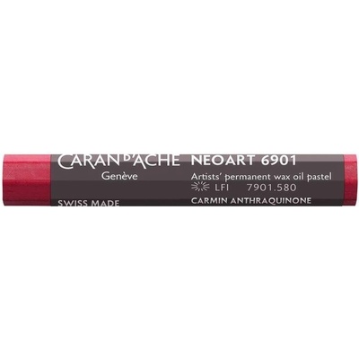 Caran d'Ache voskový olejový pastel Neoart 580 anthraquinone carmine