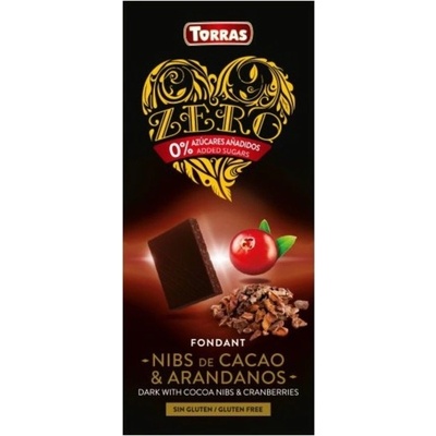 Torras Hořká s brusinkami Srdíčko 125 g