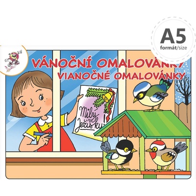 Omaľovánka A5 Vianočné omaľovánky