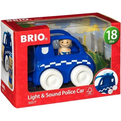 Brio Policejní auto se světlem a zvukem 30377