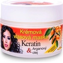 Bione BIO Keratin + argánový olej Krémová vlasová maska 260 ml