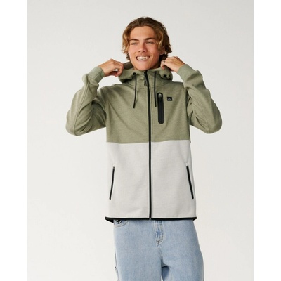 Rip Curl DEPARTED BONDED DWR ZIP THRU Green