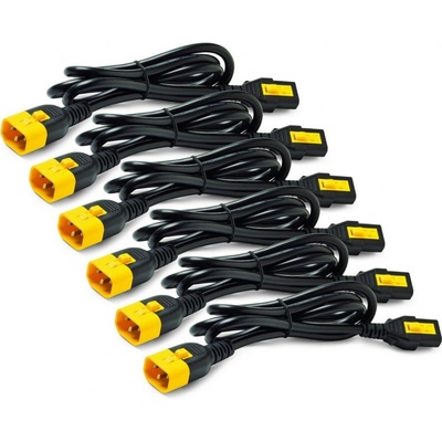 Power Cord Kit (6 ea), Locking, C13 to C14, 1.8m AP8706S-WW