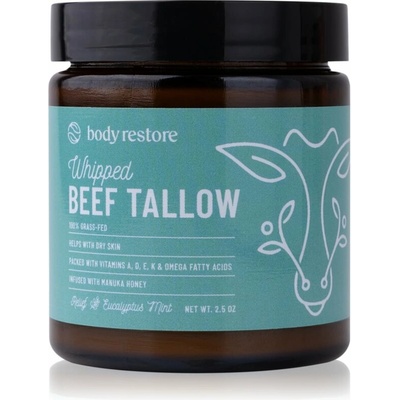Body Restore Whipped Beef Tallow Balm Eucalyptus & Mint vyživující tělový krém 73 ml