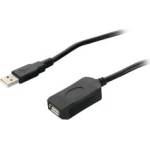 Turbo-X Cable USB 2.0 Repeater M/F 5m