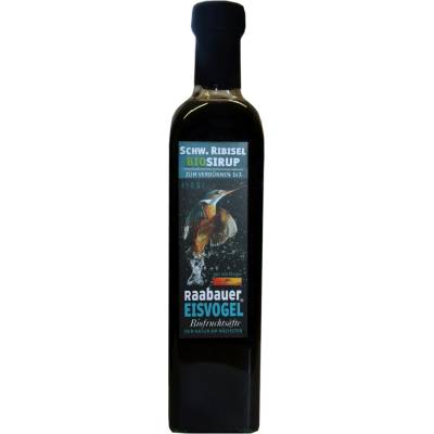 Raabauer Eisvogel Bio sirup z černého rybízu 0,5 l