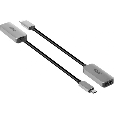 Club 3D CLUB3D адаптер, USB-C към DisplayPort 1.4, 8K, 60Hz, HBR3 (CAC-1567)