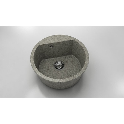 FAT Кръгла мивка Vanguard 223, Granicite, 255 Tweed, с включен сифон