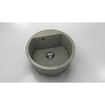 FAT Кръгла мивка Vanguard 223, Granicite, 255 Tweed, с включен сифон Мивка за вграждане