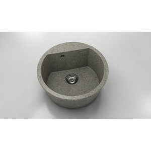 FAT Кръгла мивка Vanguard 223, Granicite, 255 Tweed, с включен сифон Мивка за вграждане