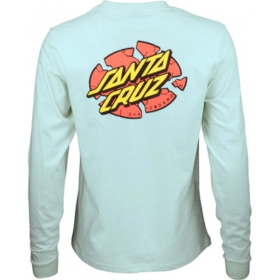 Santa cruz BROKEN DOT LS TEE Barely Blue