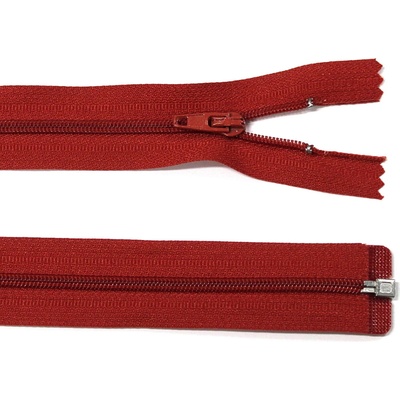 Spirálový zip no.3 rozepínací 60cm - více barev color: 548 červená